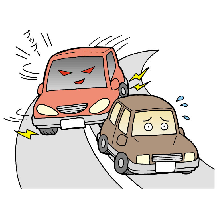 あおり運転等イラスト