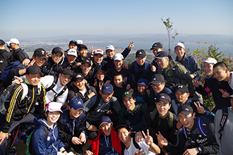 朝日山登山訓練の写真