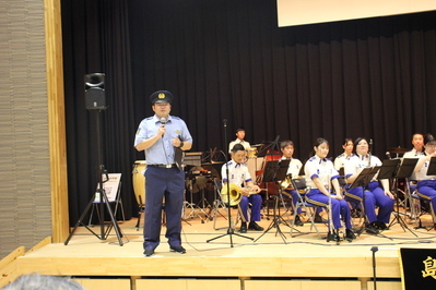 川本署員の広報活動