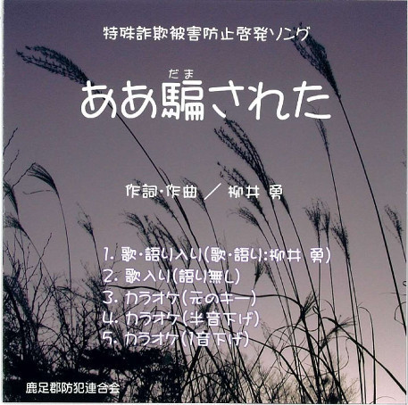 表紙「ああ騙された」
