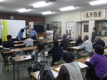 交通安全教室の様子
